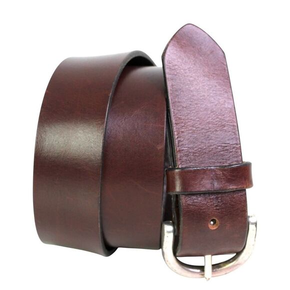 Old Navy BROWN GENUINE LEATHER 1 3/8"Wd DRESS CASUAL WOMEN'S BELT Size M (t89 - Picture 7 of 13
